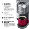 Keurig K-Supreme Single Serve K-Cup Pod Coffee Maker, MultiStream Technology, 4 Brew Sizes, 66oz Dual-Position Removable Reservoir, Gray view 3