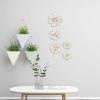 LIUCOGXI 5 Pcs Ceramic Flower Wall Decor Handcrafted 3D Hanging Porcelain Flowers Wall Art Ceramic Peony White Sculpture for Girls Room Hallway Farmhouse Home Decor view 3