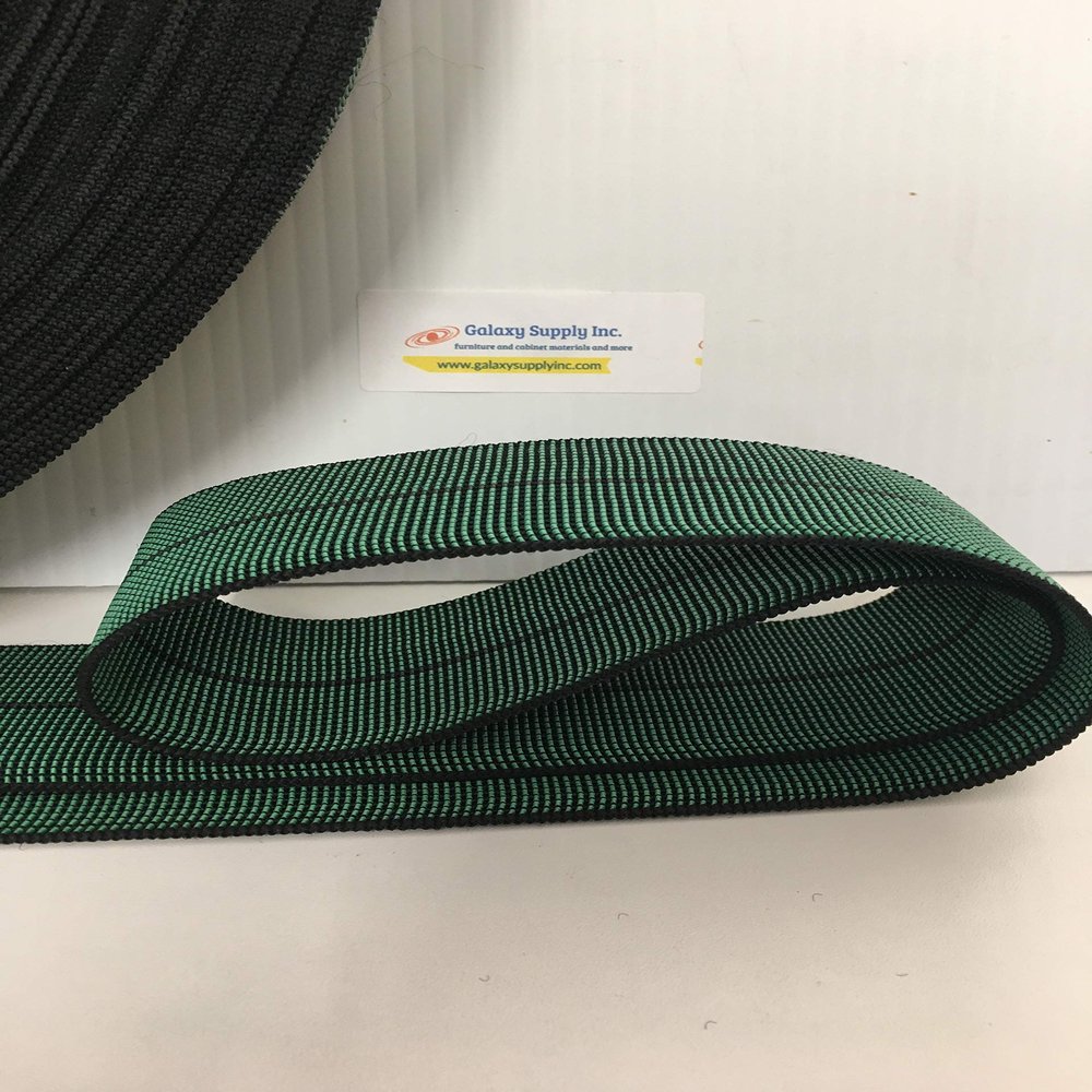 Galaxy Sofa Elastic Webbing Stretch Latex Band Furniture Repair DIY Upholstery Modification Elasbelt Chair Couch Material Replacement. 2" X 10Y=30ft. #150A (Provide for Back)