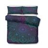 Bedding Set 3D Printed King Duvet Cover Bohemian Mandala Home Textiles for Adults Bedclothes with Pillowcase Bed Sheet Queen Quilt Cover (US Queen) view 2