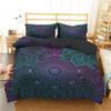 Bedding Set 3D Printed King Duvet Cover Bohemian Mandala Home Textiles for Adults Bedclothes with Pillowcase Bed Sheet Queen Quilt Cover (US Queen) view 4