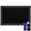 HBCY Creations Rustic Black Magnetic Wall Chalkboard, Small Size 11" x 17", Framed Decorative Chalkboard - Great for Kitchen Decor, Weddings, Restaurant Menus and More! (11" x 17") view 1