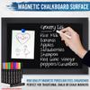 HBCY Creations Rustic Black Magnetic Wall Chalkboard, Small Size 11" x 17", Framed Decorative Chalkboard - Great for Kitchen Decor, Weddings, Restaurant Menus and More! (11" x 17") view 4