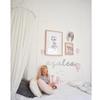 IBIZA VIBE MAMERIA Kids Bed Canopy with Frills Cotton Hanging Tent Curtain Net for Reading Nook Hideaway Bedding Play Room Decor (Beige) view 2