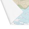 Logan International Airport Nautical Chart Cotton Placemat Set - SET of 4, 18" x 14" view 3