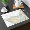 Gay Head Nautical Chart Cotton Placemat Set - SET of 4, 18" x 14" view 2
