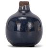 47th & Main Vintage Ceramic Vase Mini, Round Dark Grey view 2