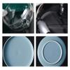 6/8/10 Inch Cake Box, Ceramic Dessert Bread Plate and Glass Lid Home Sandwich Dust Dome Kitchen Fruit Preservation Cover Blue (Color : Blue, Size : 262620CM) view 3