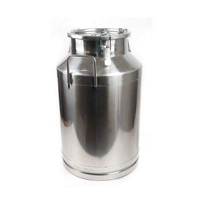 60L 15.9Gal Stainless Steel Milk Can Milk Wine Airtight Storage Canister Transport Can Milk Bucket Liquid Storage Pail Silicone Seal (USA Stock)