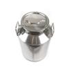 60L 15.9Gal Stainless Steel Milk Can Milk Wine Airtight Storage Canister Transport Can Milk Bucket Liquid Storage Pail Silicone Seal (USA Stock) view 2