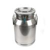 30L 7.9Gal Stainless Steel Milk Can Milk Wine Airtight Storage Canister Transport Can Milk Bucket Liquid Storage Pail Silicone Seal (USA Stock) view 2