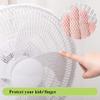 2 Pack - 18" Fan Safety Protection Cover,Kids Finger Protect Fan Net Guard,Washable Pedestal Fans Dustproof Covers,Fans Safety Dust Cover,Perfect for Parents of Toddlers (White) view 3