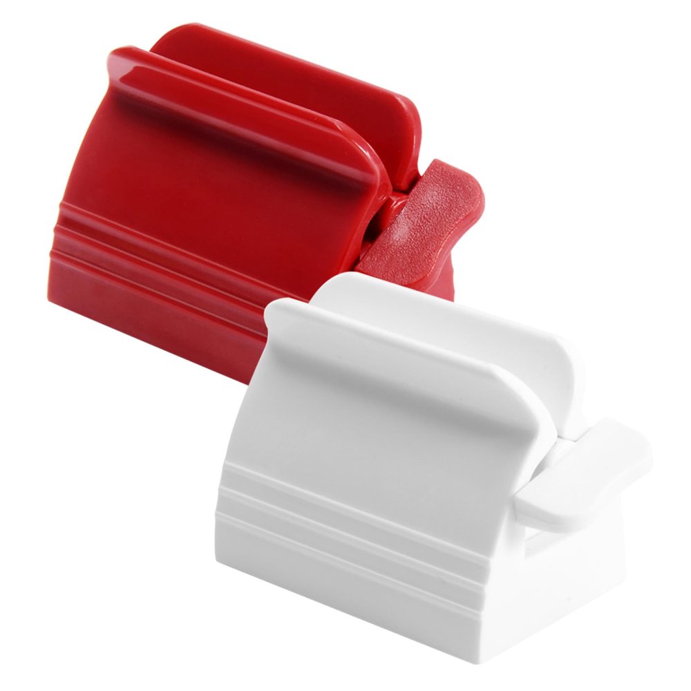 Cabilock 4pcs Multi-function Tube Squeezer Extruder Compact Plastic Dispenser for Toothpaste Cosmetics and Creams for Use