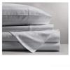 800 Thread Count- 5Pcs Split Sheets Set Silver Stripe 100% Cotton Bed Sheets, Split King Sheets Sets for Adjustable Beds, Split Fitted Sheet, Fits Mattress Upto 15" Deep Pockets view 1