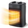 Space Heater, 1500W Electric Heaters Indoor Portable with Thermostat, PTC Fast Heating Ceramic Room Small Heater with Heating and Fan Modes for Bedroom, Office and Indoor Use view 1