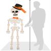 Mud Pie Skeleton Halloween Door Hanger, 65", White (40060032T) view 3