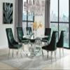 ACME Furniture Set of 2 Fabric Upholstered Side Chairs view 2