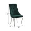 ACME Furniture Set of 2 Fabric Upholstered Side Chairs view 3