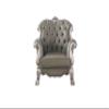 Acme Furniture Dresden Chair with 1 Pillow, Vintage Bone White view 2