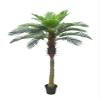 AMERIQUE Gorgeous & Unique 6 Feet Tropical Phoenix Palm Tree Artificial Plant Tree with 15 Big Leaves, with Nursery Plastic Pot, Feel Real Technology, Green view 1
