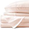 800 Thread Count- 5Pcs Split Sheets Set Ivory 100% Cotton Bed Sheets, Split California King Sheets Sets for Adjustable Beds, Split Fitted Sheet, Fits Mattress Upto 15" Deep Pockets view 1