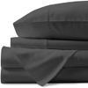 800 Thread Count- 5Pcs Split Sheets Set Grey 100% Cotton Bed Sheets, Split King Sheets Sets for Adjustable Beds, Split Fitted Sheet, Fits Mattress Upto 15" Deep Pockets view 1