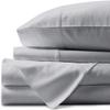 800 Thread Count- 5Pcs Split Sheets Set Silver 100% Cotton Bed Sheets, Split King Sheets Sets for Adjustable Beds, Split Fitted Sheet, Fits Mattress Upto 15" Deep Pockets view 1