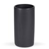 Black Ceramic Round Planter 12" H x 6" W 6" L - Cylinder Vase Basic Ceramic Cylinder Decorative Pot, Tall view 1