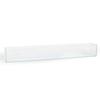 Clear Floral Glass Rectangular Planter 4" H x 4" W x 36" L - Rectangle Vase Vision Glass Pot view 1