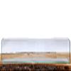 Clear Floral Glass Rectangular Planter 4" H x 4" W x 36" L - Rectangle Vase Vision Glass Pot view 3