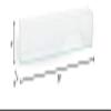 Clear Floral Glass Rectangular Planter 4" H x 4" W x 36" L - Rectangle Vase Vision Glass Pot view 4