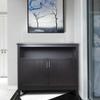 Buffet Cabinet Sideboard Kitchen Storage Cabinet Cupboard with Adjustable Shelf, Brown view 2