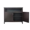 Buffet Cabinet Sideboard Kitchen Storage Cabinet Cupboard with Adjustable Shelf, Brown view 4
