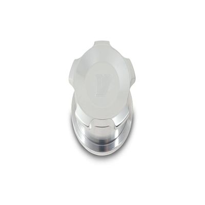 Vibrant 1.5in OD Aluminum Weld Bungs w/ Polished Aluminum Threaded Cap