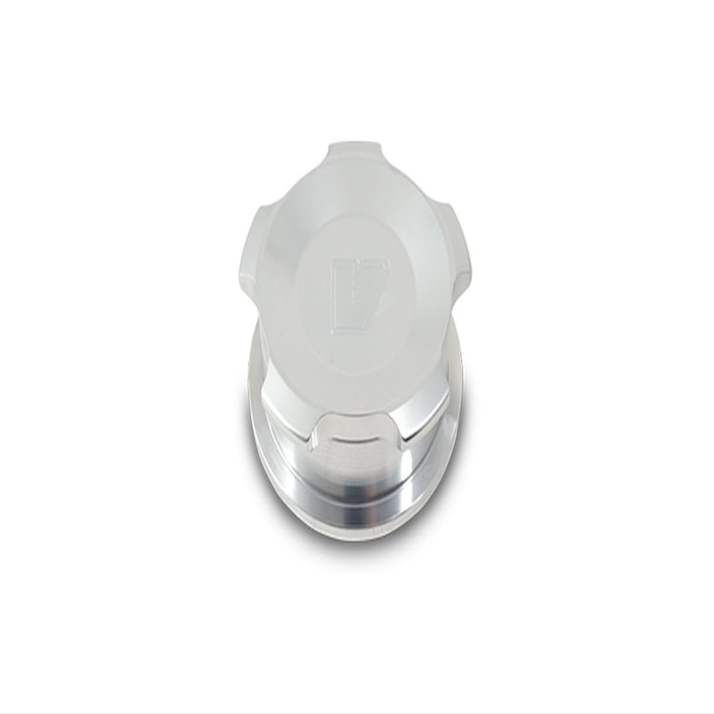 Vibrant 1.5in OD Aluminum Weld Bungs w/ Polished Aluminum Threaded Cap