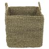 Rustic Square Wicker Table and Floor Baskets - Set of 4 view 4