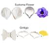 16set Gumpaste Flower Molds and Cutters Fondant Tools Kit Stainless Steel Flower Cookie Cutter Sugarcraft Flower Silicone Veining Making Mold for Wedding,Birthday Cake Decorating view 3