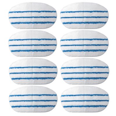 Flammi 8-Pack Replacement Pads for PurSteam ThermaPro 10-in-1 Steam Mop