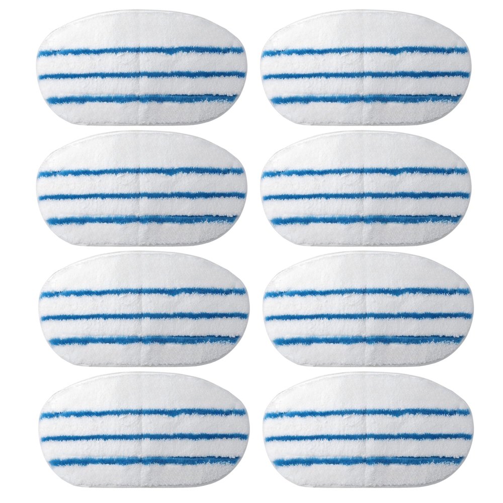 Flammi 8-Pack Replacement Pads for PurSteam ThermaPro 10-in-1 Steam Mop