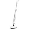 OVENTE Electric Steam Mop Cleaner, 1300W Floor Steamer with Swivel Head, Refillable Water Tank and Washable Microfiber Pad for Cleaning Carpet, Hardwood, Laminate Floor, Tiles and Grout, White ST405W view 1