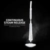 OVENTE Electric Steam Mop Cleaner, 1300W Floor Steamer with Swivel Head, Refillable Water Tank and Washable Microfiber Pad for Cleaning Carpet, Hardwood, Laminate Floor, Tiles and Grout, White ST405W view 2