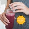 16oz Glass Juice Bottles with Lids - 6 Pack Wide Mouth Glass Water Bottles for Juices, Smoothies, Beverage Storage - Durable, Reusable, Dishwasher Safe, Glass Bottles for Juicing (Grey Caps) view 4