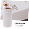 Sequins Party Table Skirt White Gauze for Weddings Xmas Halloween view 3