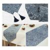KXMYT Table Runners, Japanese Style Linen Cotton Tablecloths with Tasseled, Non-Slip Heat-Resistant, for Hotel/Kitchen/Party/Meeting Room,A,32200cm view 3