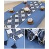 KXMYT Table Runners, Japanese Style Linen Cotton Tablecloths with Tasseled, Non-Slip Heat-Resistant, for Hotel/Kitchen/Party/Meeting Room,D,32120cm view 2