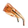 Calabria 1003 Fit Over Safety Glasses Fitover Prescription Eyewear Orange Men Women Large Wraparound Tinted Anti Fog Scratch view 2