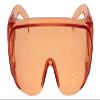 Calabria 1003 Fit Over Safety Glasses Fitover Prescription Eyewear Orange Men Women Large Wraparound Tinted Anti Fog Scratch view 4