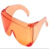 Calabria 3000 Large Fit Over Safety Glasses Fitover Prescription Eyewear Orange Men Women Wrap Around Anti Fog Scratch Glare view 1
