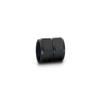 Vibrant Fitting Straight Coupler Union Adapter Female -10 AN to Female -12 AN Aluminum Black Anodize (10710) (10710) view 1
