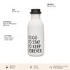 Design Letters To Go Water Bottle 17 Oz | Vintage Drinking Bottle Unbreakable | Milk Container Shape Bottle Leakproof, BPA/BPS Free, Drop Safe | Drinking Jar Bottles for Kid, Adult| Titan Water Bottle view 2